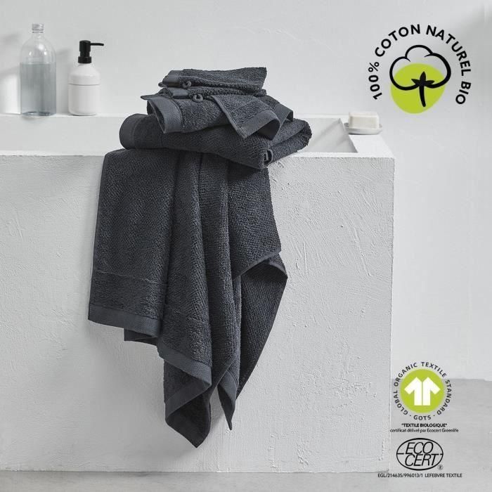 Today TOD3574643536037 Toalla de Baño de Algodón 50x90 cm Carbón Orgánico 1 Today TOD3574643536037 Toalla de Baño de Algodón 50x90 cm Carbón Orgánico 1