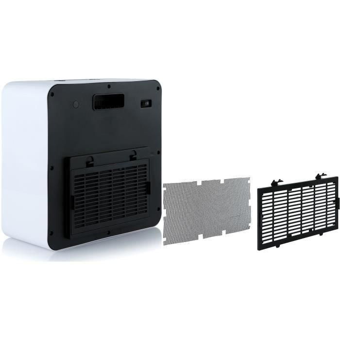 Calefactor cerámico - 2500 W - DOMO - DO7344H - 34,8 x 18,3 x 35,2 cm - Blanco 2 Calefactor cerámico - 2500 W - DOMO - DO7344H - 34,8 x 18,3 x 35,2 cm - Blanco 2