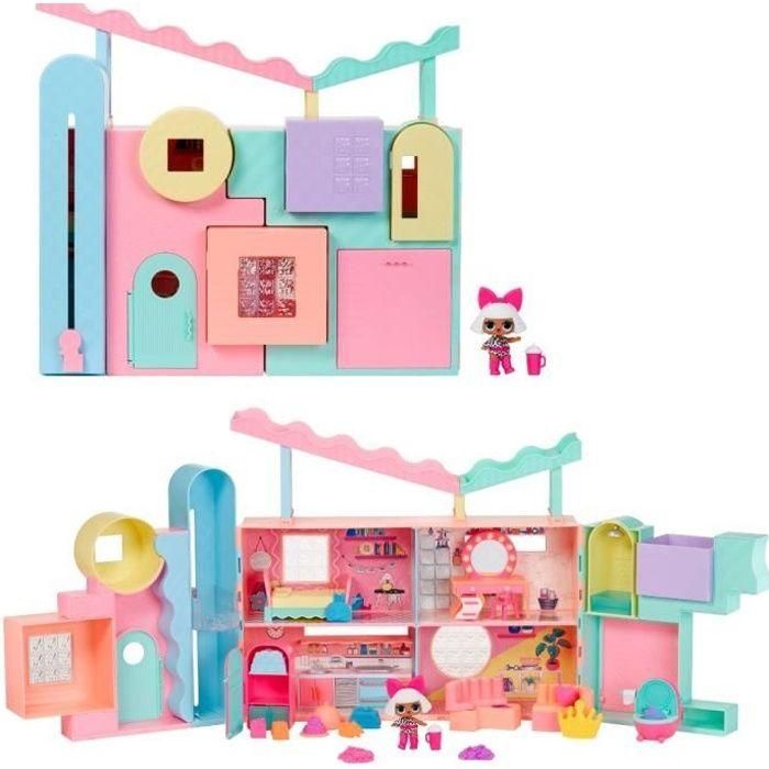 LOL Surprise - Dollhouse Squish Sand - Arena mágica reutilizable - Para muñecas de 7,5 cm