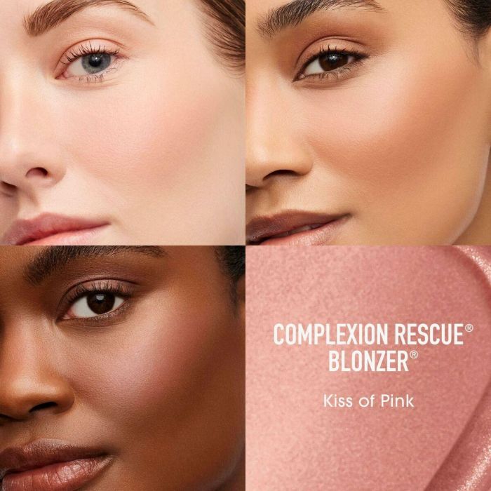 Bare Minerals COMPLEXION RESCUE BLONZER colorete bronceador en gel-crema hidratante iluminador, larga duración #Kiss of Pink 15 ml Vegano 6
