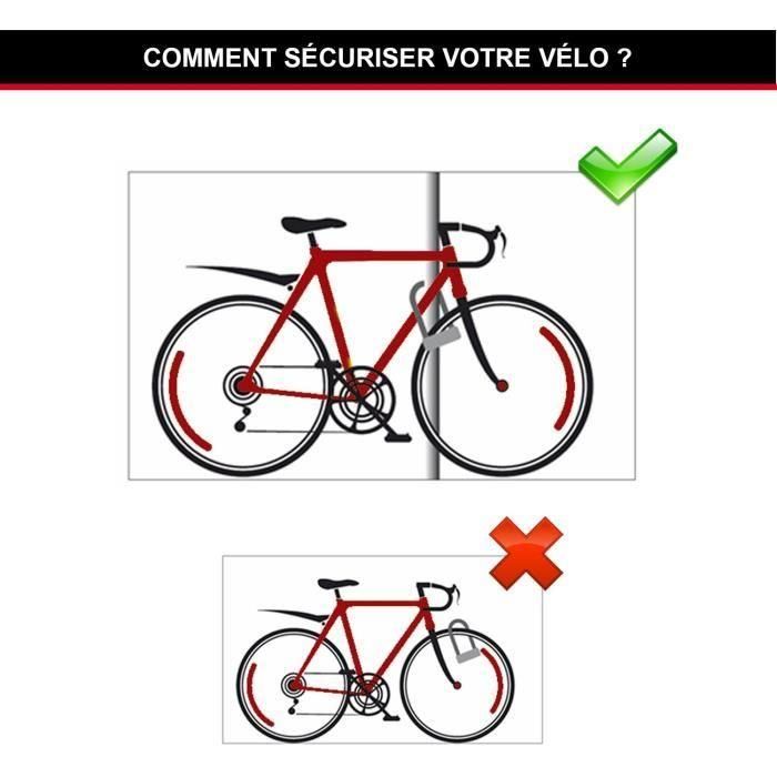 Candado para bicicleta en U - MASTER LOCK - 8279EURDPRO - Acero cementado, llave, certificado 4 Candado para bicicleta en U - MASTER LOCK - 8279EURDPRO - Acero cementado, llave, certificado 4