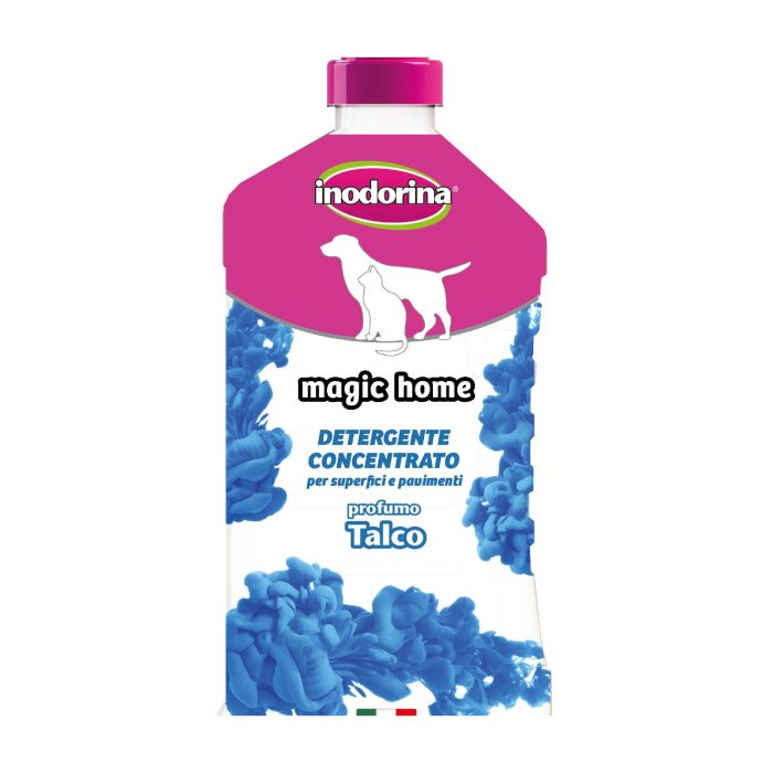 Inodorina Magic Home Talco Limpiador Suelos Higienizante para Entornos con Animales Domésticos 1 L