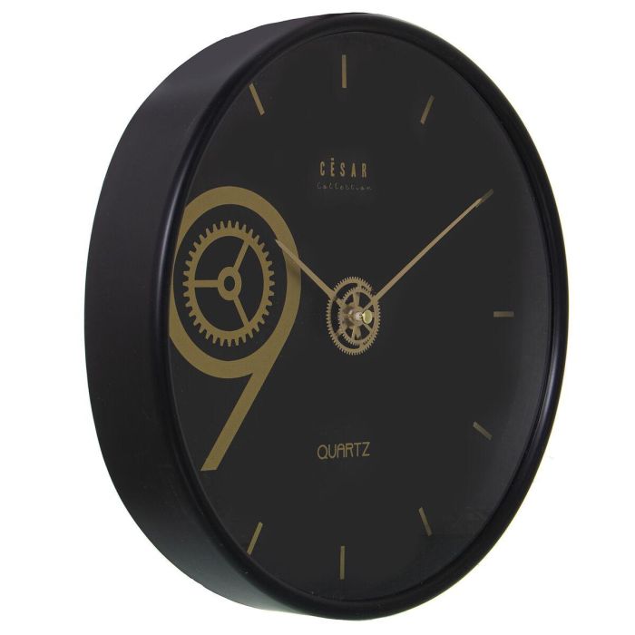 Reloj de Pared Alexandra House Living Negro Acrílico Plástico 26 x 4 x 26 cm 1