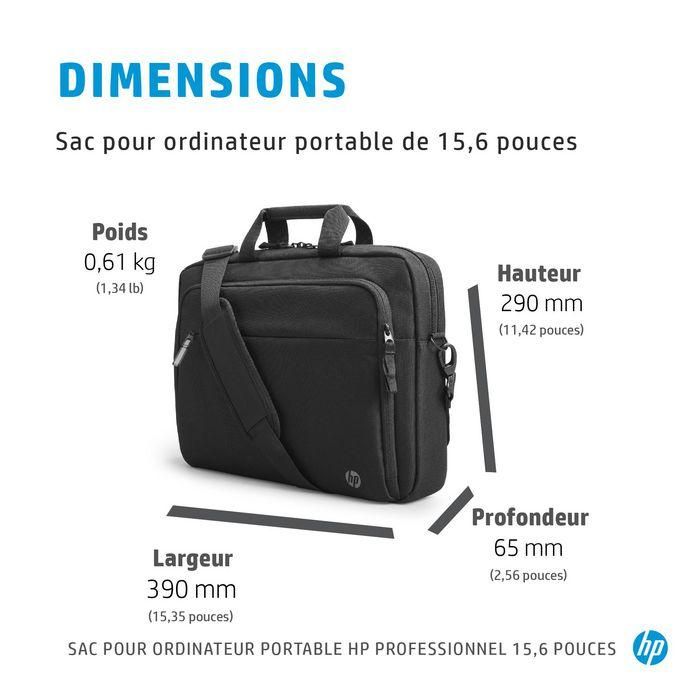 HP Bolsa para portátil profesional de 15.6 pulgadas