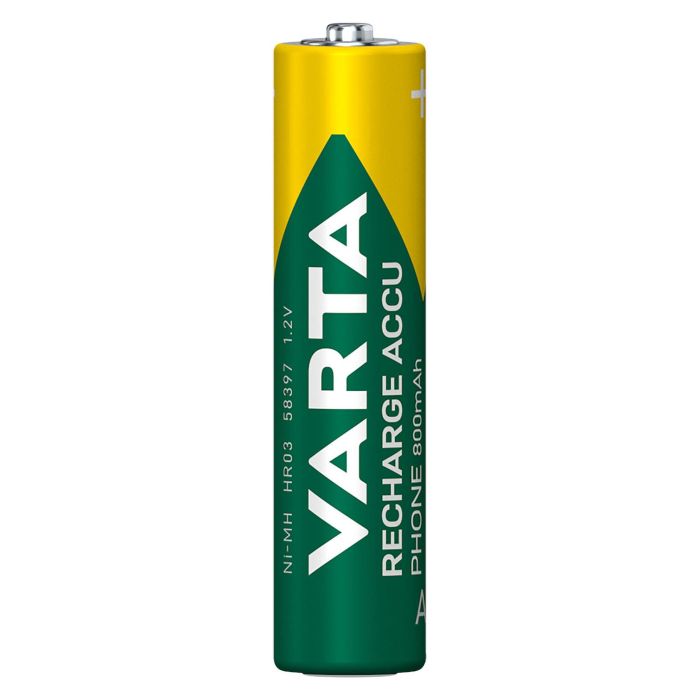 Varta T398B Pilas Recargables AAA 1.2V 800 mAh NiMH (2 Unidades) 2