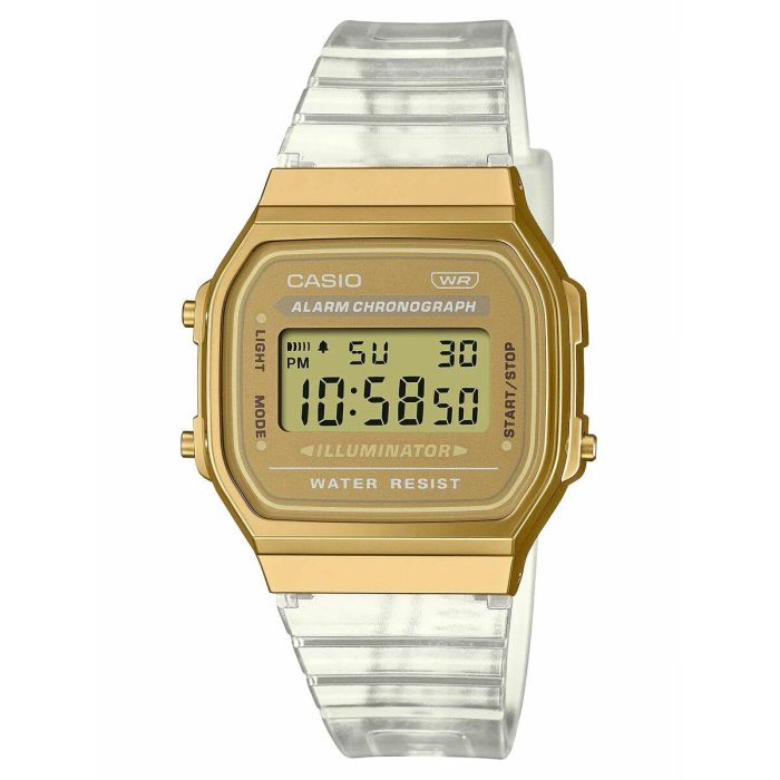 Reloj Unisex Casio VINTAGE COLLECTION - TRANSPARENT BAND - GOLD 0 Reloj Unisex Casio VINTAGE COLLECTION - TRANSPARENT BAND - GOLD 0