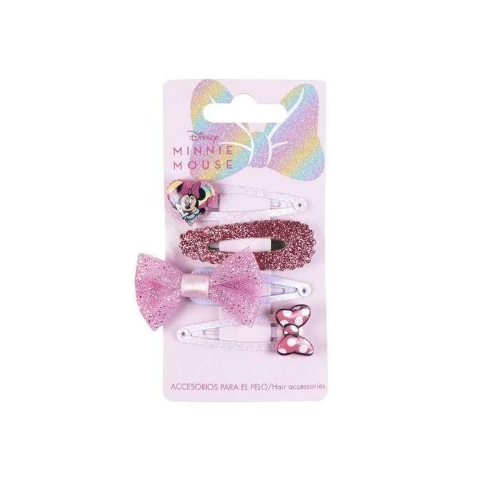 Accesorios pelo clips 4 piezas minnie 6.5 x 12.5 x 1.0 cm Accesorios pelo clips 4 piezas minnie 6.5 x 12.5 x 1.0 cm