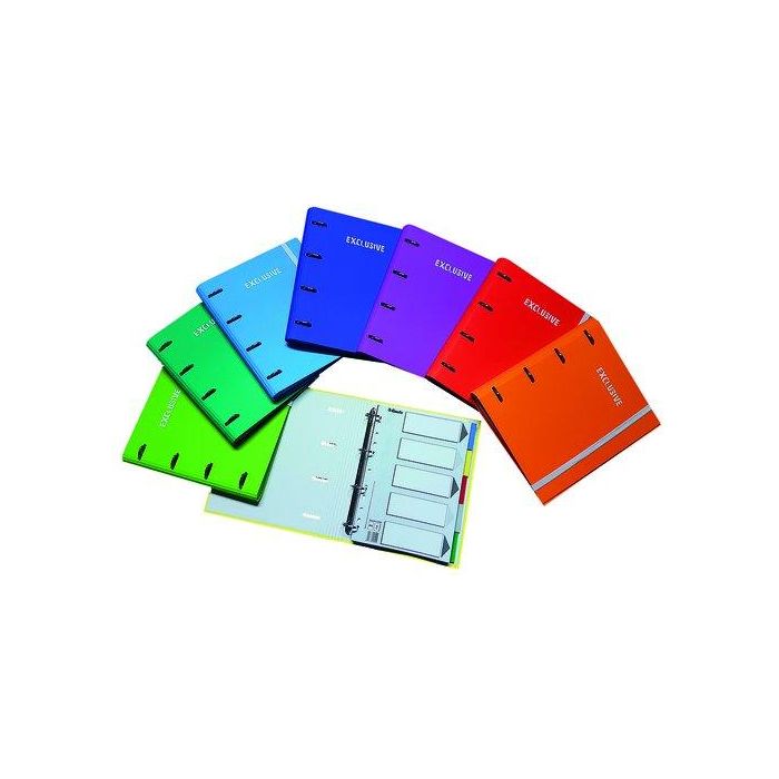 Pacsa Carpeta Anillas 4x35 mm Exclusive Carpeblock C-Recambio 120H A4 5x5+Greca Cierre C-Goma C-Surtidos