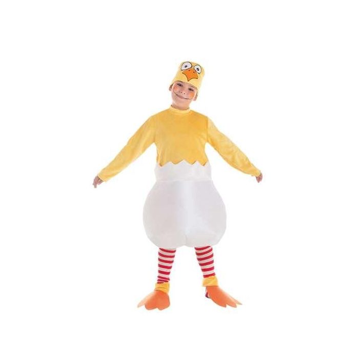 Disfraz infantil pollito cáscara talla 0 (2-3 años) 1 Disfraz infantil pollito cáscara talla 0 (2-3 años) 1
