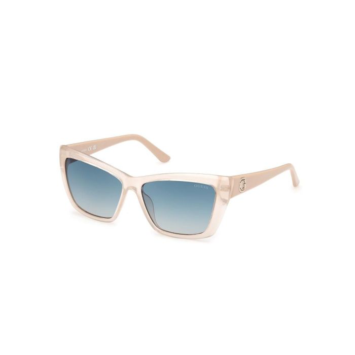 Guess GU00098 25P Gafas de Sol Cat-Eye para Mujer, Montura Inyectada Marfil, Lente Verde Degradado 55mm 3 Guess GU00098 25P Gafas de Sol Cat-Eye para Mujer, Montura Inyectada Marfil, Lente Verde Degradado 55mm 3