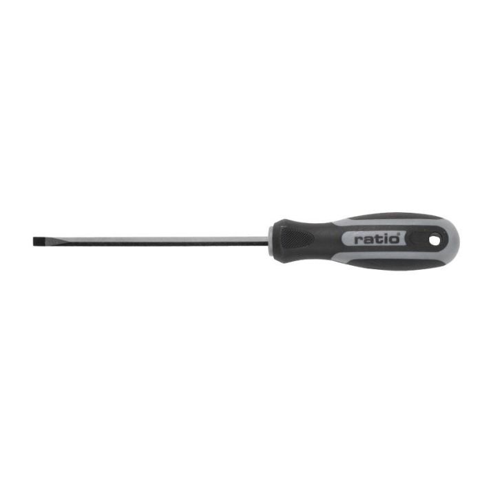 Ratio Rt5-125Mm Destornillador de Boca Recta para Trabajos de Electrónica, Punta 5mm, Varilla 125mm Hexagonal
