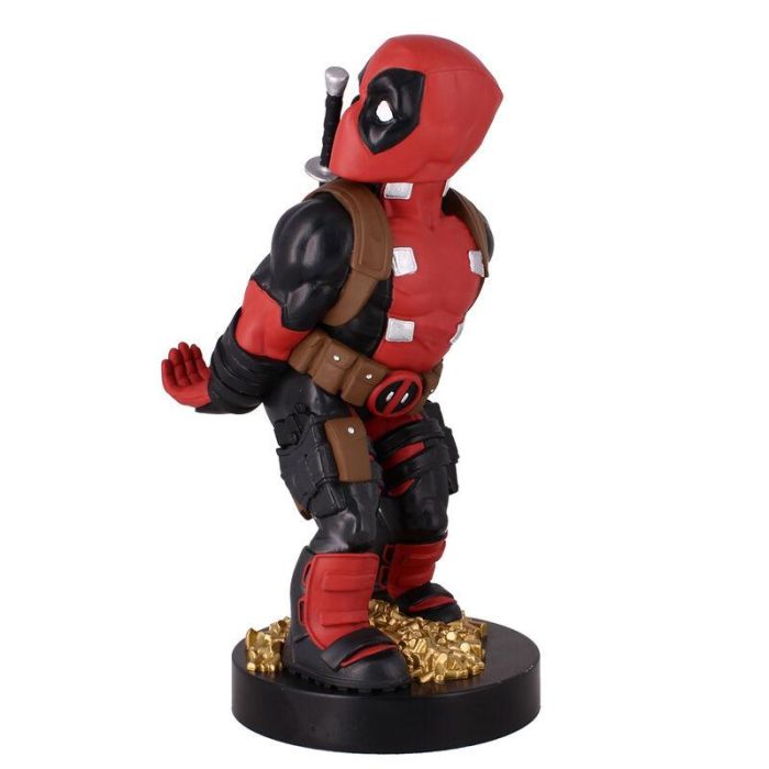 EXQUISITE GAMING Cable Guy soporte figura Deadpool Marvel para mandos y smartphones 21cm
