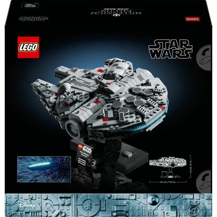 Lego Star Wars 75375 Halcón Milenario, Set de Construcción, Nave Espacial para Adultos 5