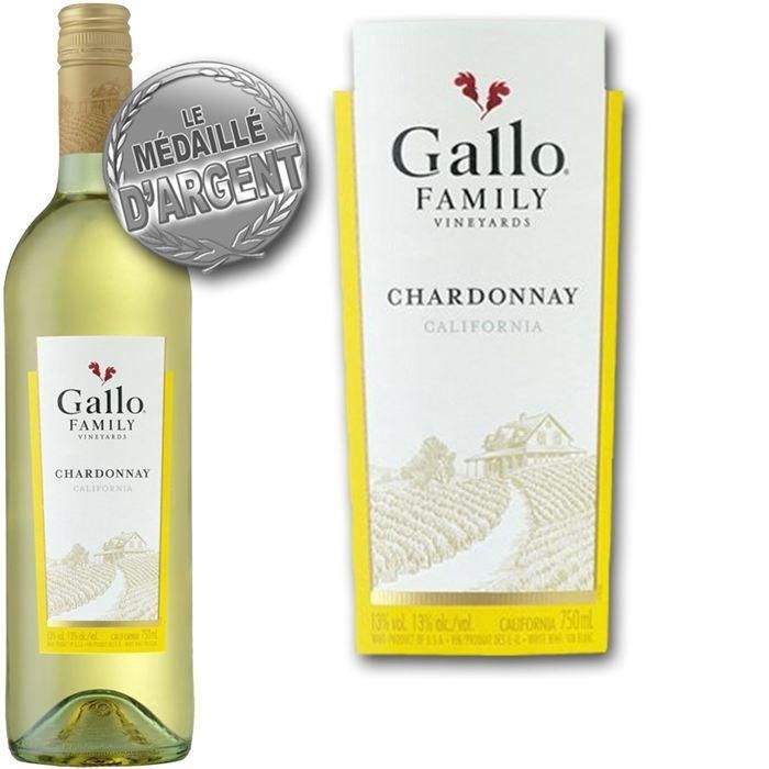 Vino blanco California Gallo Family Chardonnay x1