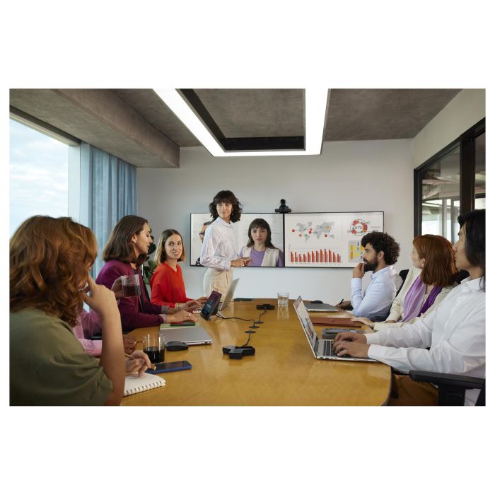 HP Poly Studio G62 Sistema de Videoconferencia 4K Ultra HD para 10 Personas con Soporte de Montaje TAA