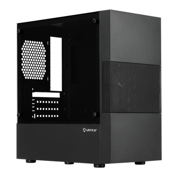 Unykach Caja Ordenador Gaming Aero C25 Micro-ATX con Fuente de Alimentación 500W