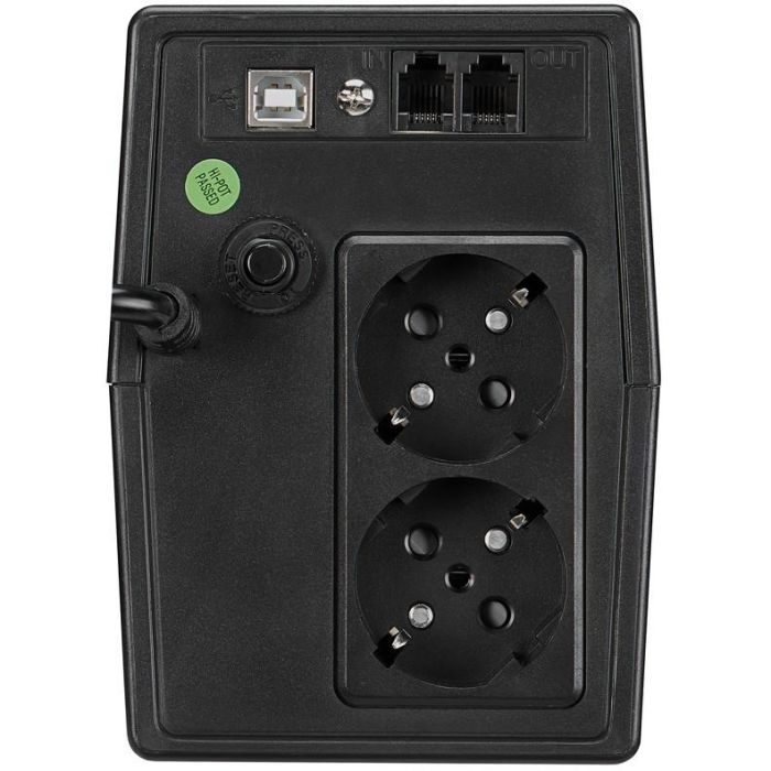 FSP iFP800 Line-interactive UPS 800VA.480W.SCHUKO*2.12V/9AH*1.LCD VERSION .230V 2
