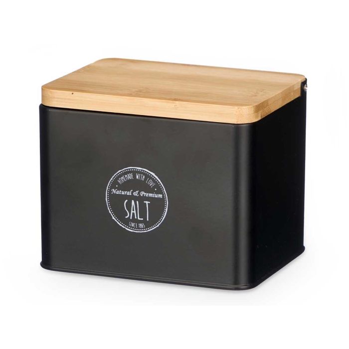 Kinvara Salero Tapa Bambú Negro 14 x 11 x 11 cm (12 Unidades) 1 Kinvara Salero Tapa Bambú Negro 14 x 11 x 11 cm (12 Unidades) 1
