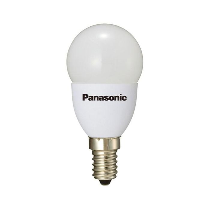 Panasonic-Panalight LDGHV5L27CFE142EP Lámpara LED Esférica Frost E14 3,5W 2700K 180º Panasonic-Panalight LDGHV5L27CFE142EP Lámpara LED Esférica Frost E14 3,5W 2700K 180º
