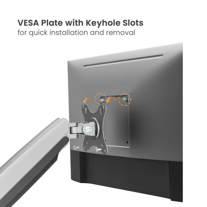 Ewent Soporte Mesa EW1527 Vesa 75x75/100x100 para Monitores hasta 45 Pulgadas y 15 Kg 2 Ewent Soporte Mesa EW1527 Vesa 75x75/100x100 para Monitores hasta 45 Pulgadas y 15 Kg 2