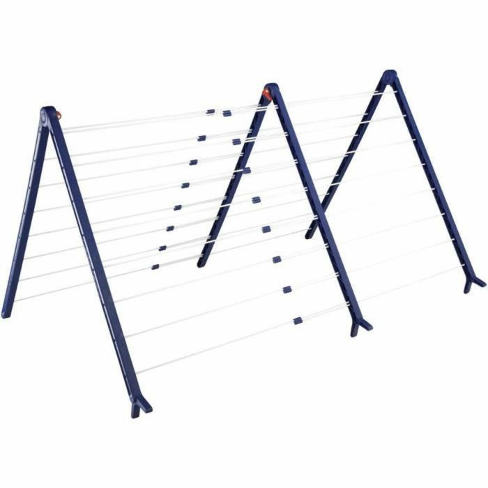 Tendedero Leifheit Bathtub Dryer Pegasus V 133 x 66,5 cm Azul Blanco Metal 0 Tendedero Leifheit Bathtub Dryer Pegasus V 133 x 66,5 cm Azul Blanco Metal 0