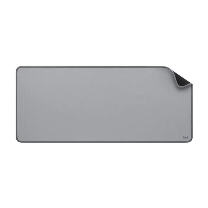 Logitech Alfombrilla Escritorio Studio Series Anti-Deslizante y Resistente a Derrames para PC/Ordenador, Cómoda, Gris Medio 700x300x2mm 3