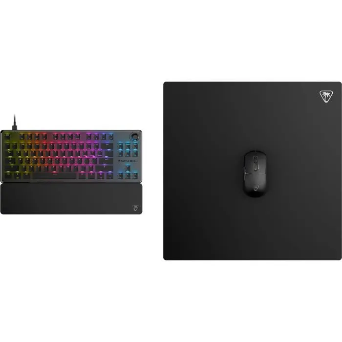 Turtle Beach TUR0731855791019 Alfombrilla de Ratón para Juegos SenseCore Square, Superficie Microtejida Equilibrada y Cómoda 2