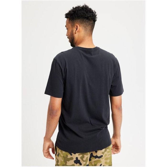 Camiseta de Manga Corta Hombre Burton Horizontal Mountain Negro 13-14 Años 5