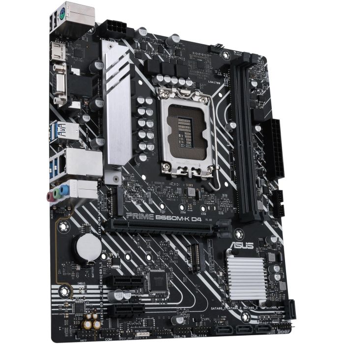 ASUS PRIME B660M-K D4 90MB1950-M1EAY0 Placa Base Intel LGA 1700 B660 2DDR4 Micro ATX 2