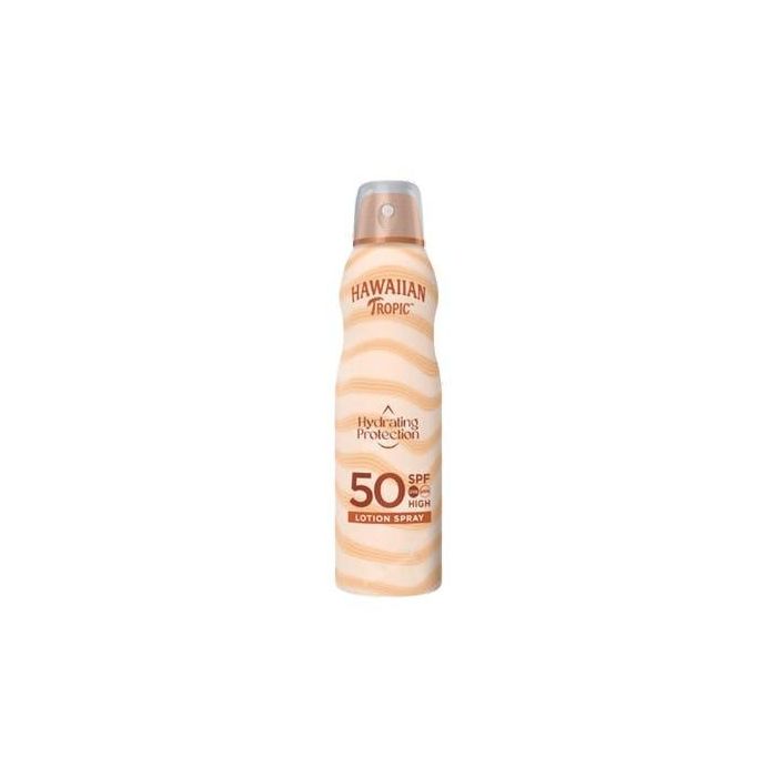 Hawaiian Tropic Silk Hydration Air Soft Protector Solar Corporal Spray SPF 50 UVA/UVB Hidratante 220 ml Resistente al Agua