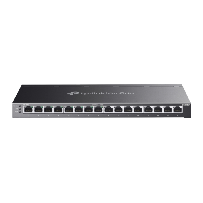 TP-Link Omada SG2016P Switch Gestionado L2/L2+ Gigabit Ethernet 16 Puertos PoE 120W Negro TP-Link Omada SG2016P Switch Gestionado L2/L2+ Gigabit Ethernet 16 Puertos PoE 120W Negro
