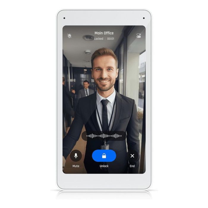 Ubiquiti UA-Intercom-Viewer Intercomunicador Táctil Blanco 5" 1