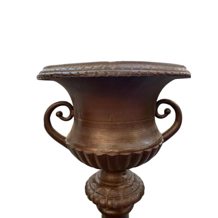 Jarrón Home ESPRIT Marrón Hierro 41 x 41 x 36 cm