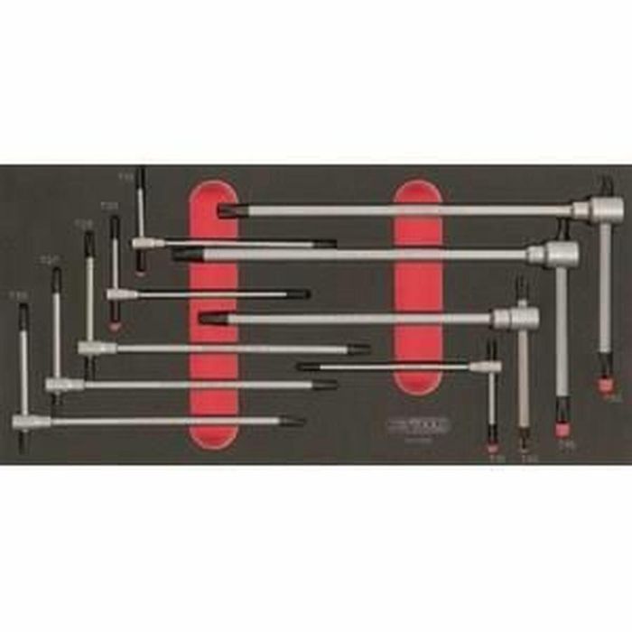 KS TOOLS 713.5018 Módulo de llaves Torx con mango en T - 9 piezas