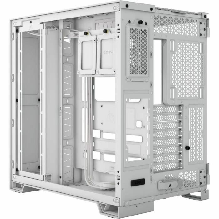 Caja para PC - CORSAIR - Cámara media torre de vidrio templado 6500X con doble cámara - Blanco 5