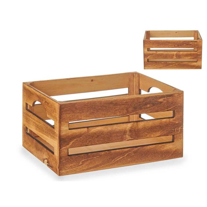 Caja de Madera Natural Quemado 21x15x11 cm - Giftdecor (36 Unidades) Caja de Madera Natural Quemado 21x15x11 cm - Giftdecor (36 Unidades)
