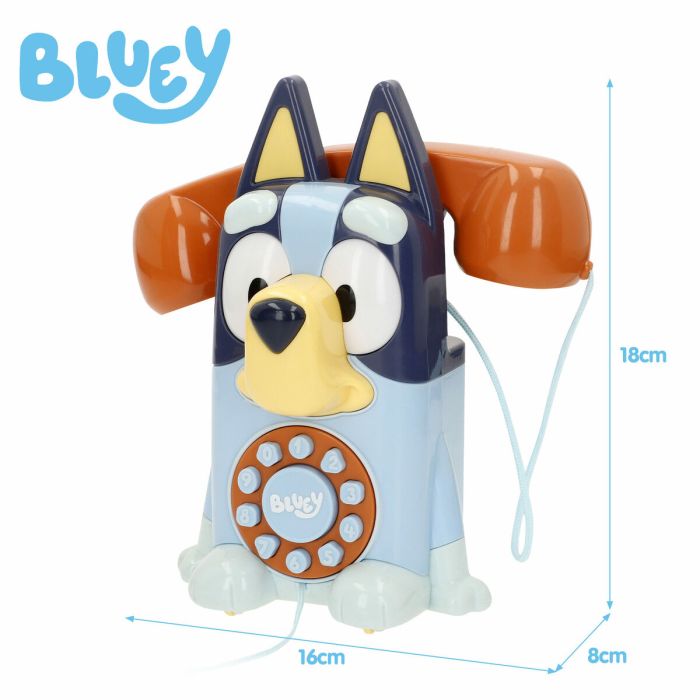 Teléfono de Juguete Bluey Plástico 16 x 18 x 8 cm (4 Unidades) 3 Teléfono de Juguete Bluey Plástico 16 x 18 x 8 cm (4 Unidades) 3