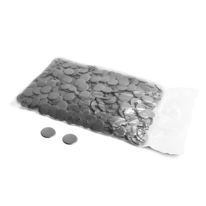 Herrajes Alk Modelo Gozo Tapa Excéntrica Embellecedora Ø17 Acabado Gris Formato Bolsa 500 Unidades
