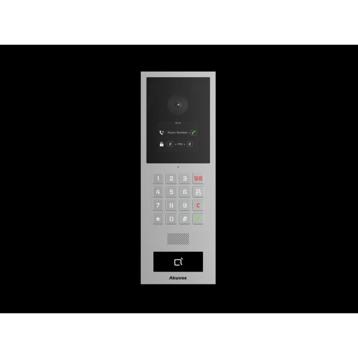 Akuvox S532 Videoportero Híbrido con Lector de Tarjetas RFID, Cámara 2MP, Visión Nocturna y Protección IP66