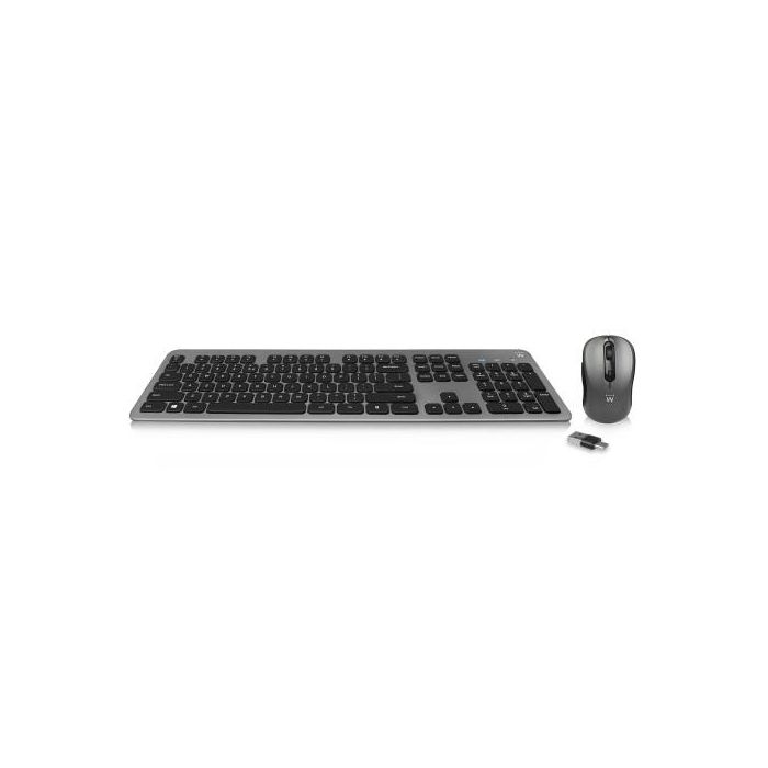 Ewent Kit Teclado + Mouse Inalámbrico EW3272, Teclado Silencioso de Perfil Bajo, Mouse 1600 DPI, Receptor USB-C/USB-A 0 Ewent Kit Teclado + Mouse Inalámbrico EW3272, Teclado Silencioso de Perfil Bajo, Mouse 1600 DPI, Receptor USB-C/USB-A 0