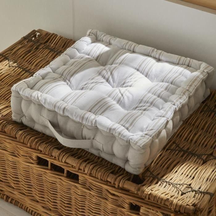 Cojín de suelo - HOY - CHARME - Estampado Berenice - 40 x 40 x 10 cm 4 Cojín de suelo - HOY - CHARME - Estampado Berenice - 40 x 40 x 10 cm 4