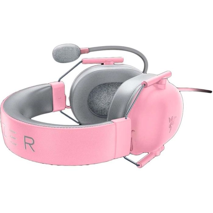 Razer BlackShark V2 X Auriculares Gaming con Micrófono Alámbrico Rosa - Sonido Envolvente Virtual 7.1 para PC/MAC 2