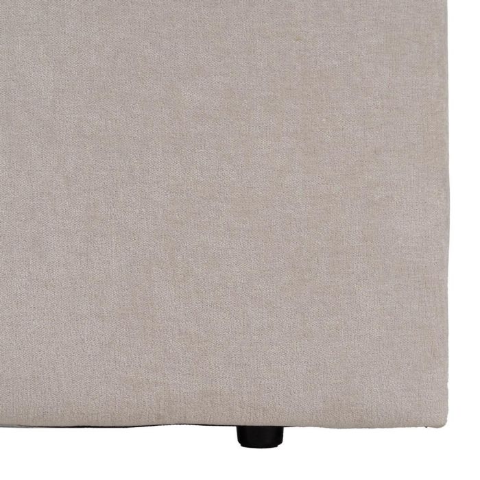 Cabecero Crema Tejido Dormitorio 100 X 8 X 125 cm