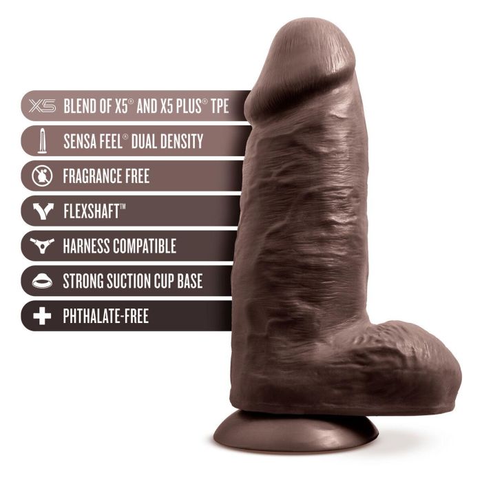 Consolador Realista Blush Au Naturel TPE Ø 7,6 cm (17,8 cm) 3 Consolador Realista Blush Au Naturel TPE Ø 7,6 cm (17,8 cm) 3
