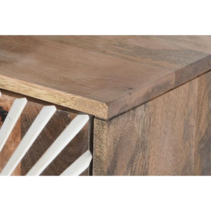 Aparador Home ESPRIT Blanco Dorado Natural Madera 145 x 45 x 80 cm 7 Aparador Home ESPRIT Blanco Dorado Natural Madera 145 x 45 x 80 cm 7