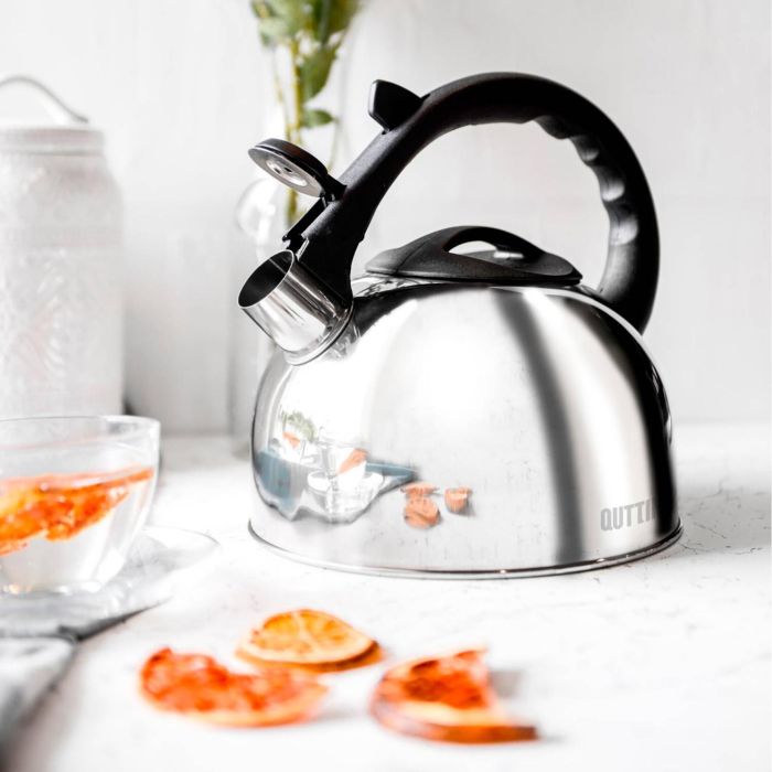 Quttin Hervidor Silbante 3 Litros, 20 cm Ancho x 22 cm Alto x 20 cm Largo, 4.72 kg (6 Unidades) 2