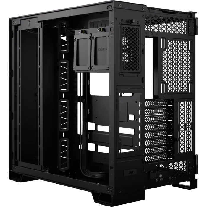 Corsair COR0840006664697 Caja PC Media Torre Doble Cámara Vidrio Templado Negro 1