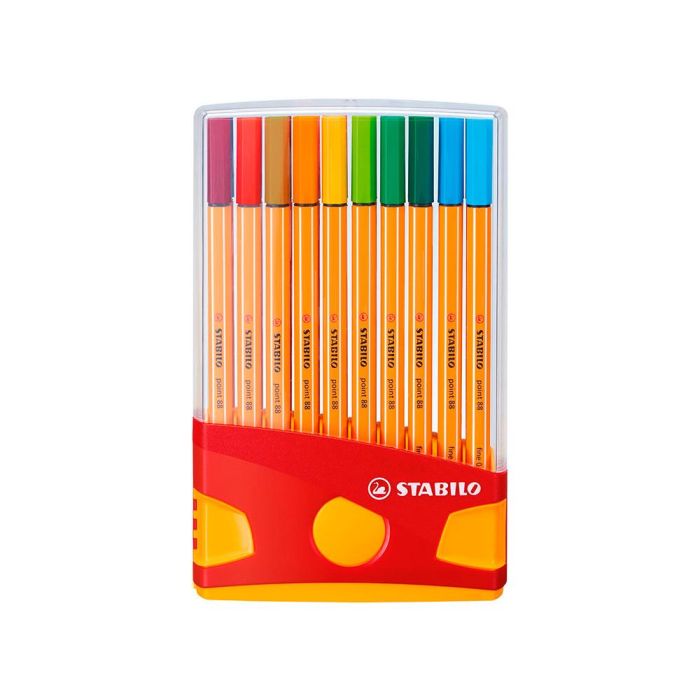 Stabilo Rotuladores Point 88 C-Surtidos Estuche Colorparade Rojo 20 Ud 3