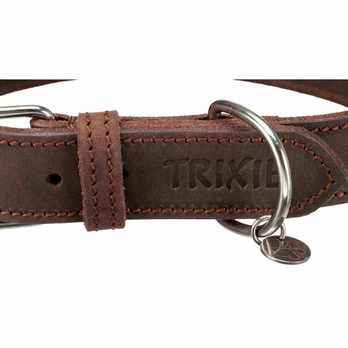 Collar para Perro Trixie Rustic Marrón oscuro S/M 34-40 cm 6 Collar para Perro Trixie Rustic Marrón oscuro S/M 34-40 cm 6