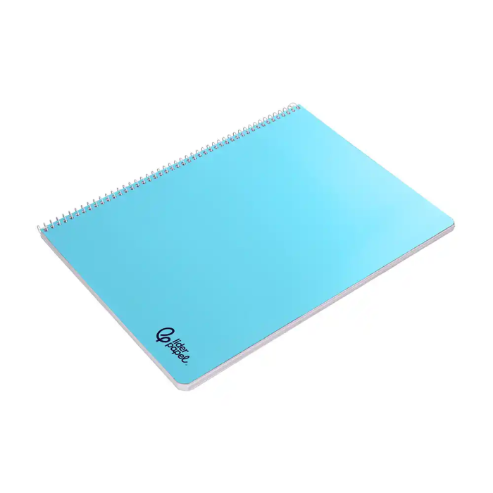 Liderpapel Smart Cuaderno espiral A4 tapa blanda 80 hojas 75gr cuadro 3 mm colores surtidos
